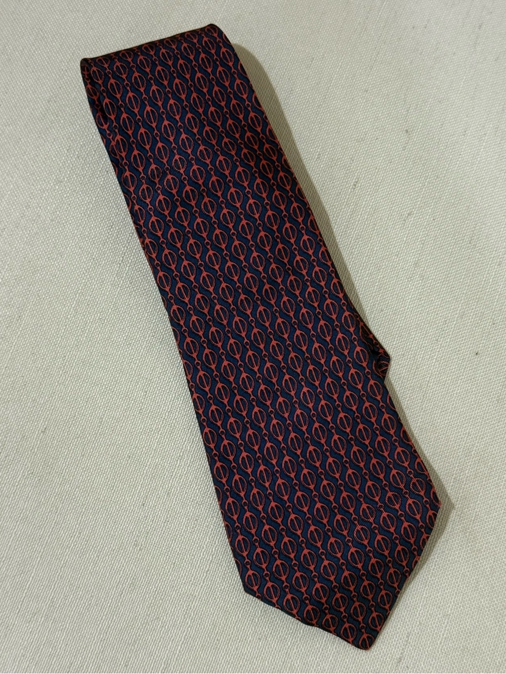 Hermes Silk Tie